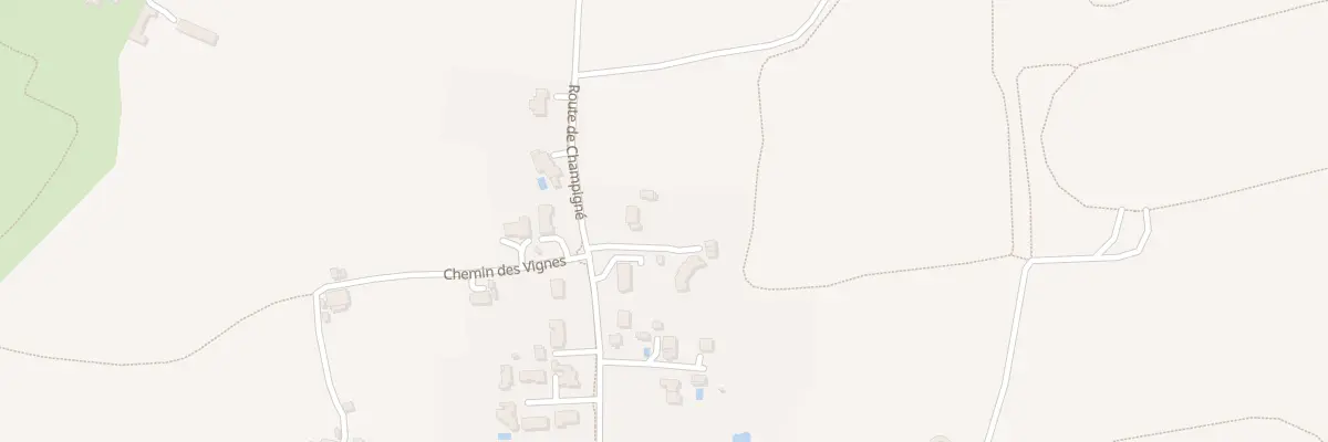 Plan du 30 Rte de Champigné à Écuillé