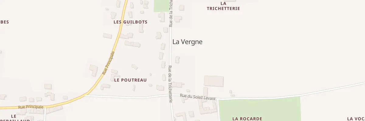 Plan du 9 Rue de la Trichetrie à La Vergne