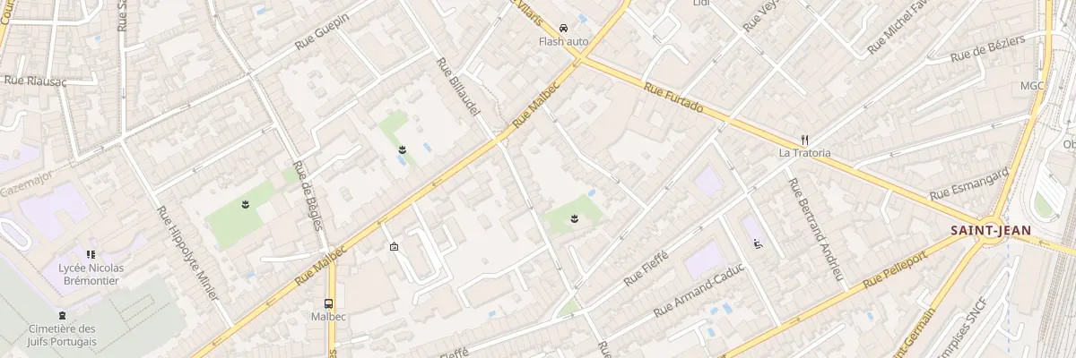 Plan du 72 Rue Billaudel à Bordeaux