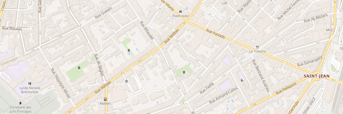 Plan du 70 Rue Billaudel à Bordeaux