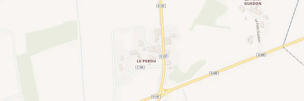 Plan du 3 Le Pérou à Saint-Dizant-du-Bois