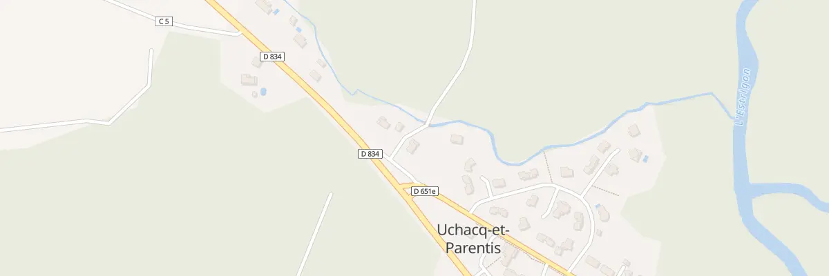 Plan du 20 Che du Grand Brocas à Uchacq-et-Parentis