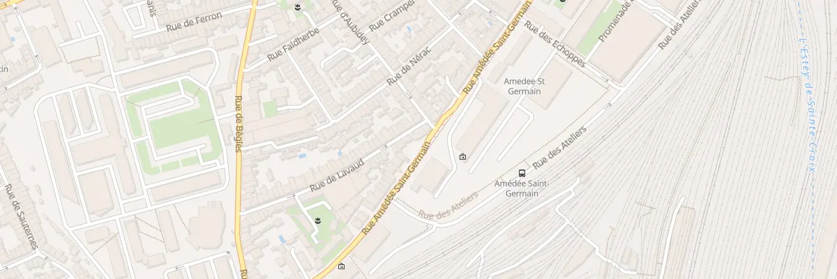 Plan du 116 Rue Amédée Saint-Germain à Bordeaux