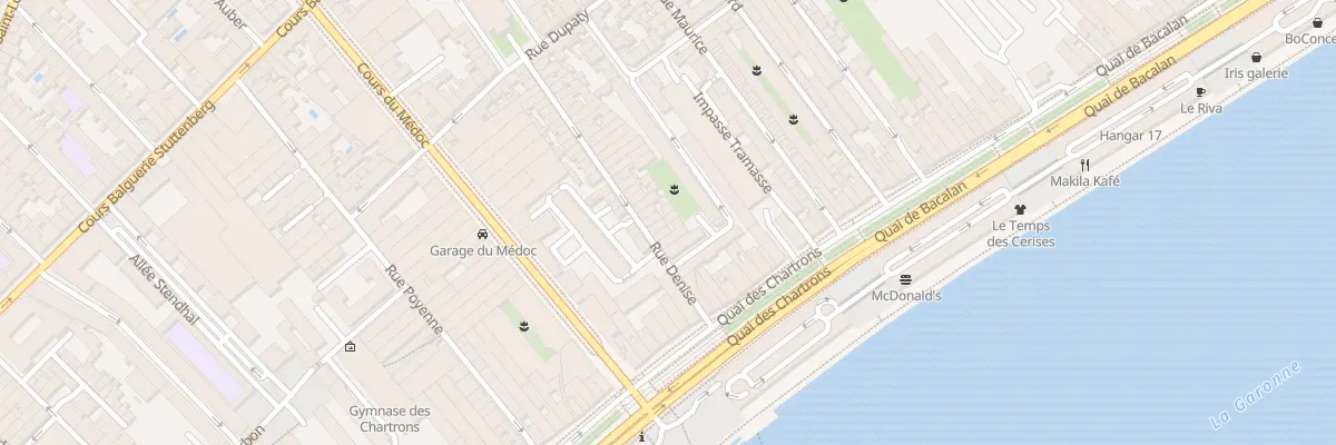 Plan du 15 Rue Denise à Bordeaux
