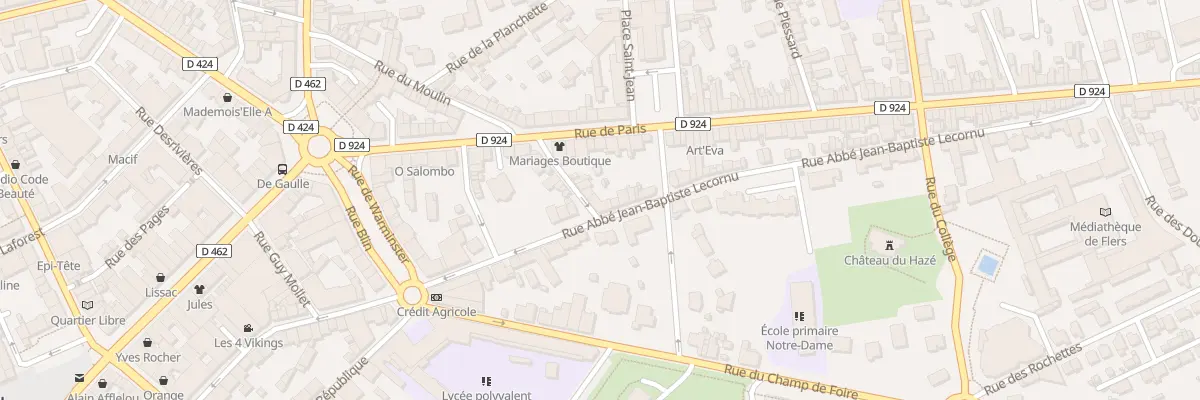 Plan du 53 Rue du Moulin à Flers