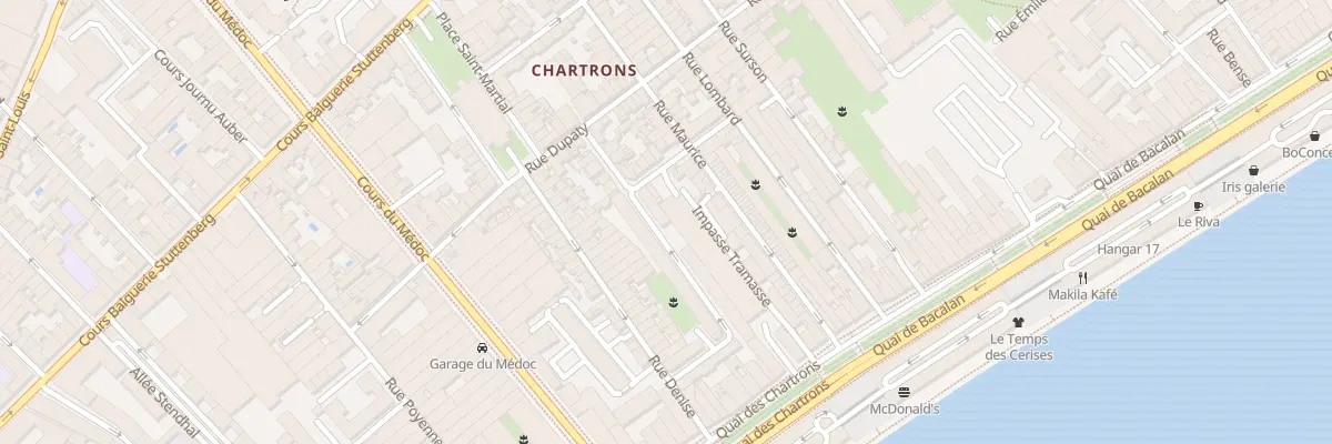 Plan du 9053 Rue Denise à Bordeaux