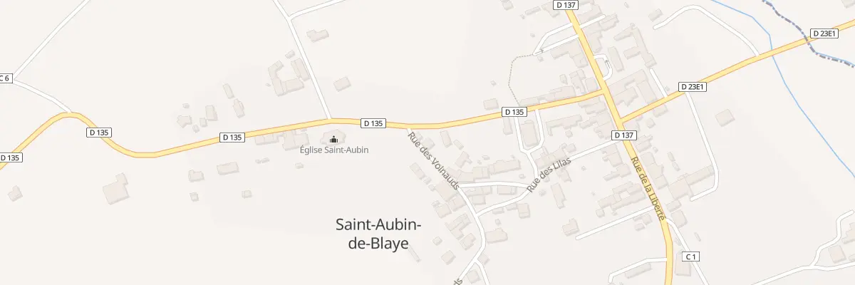 Plan du 25 Rue des Voinauds à Saint-Aubin-de-Blaye