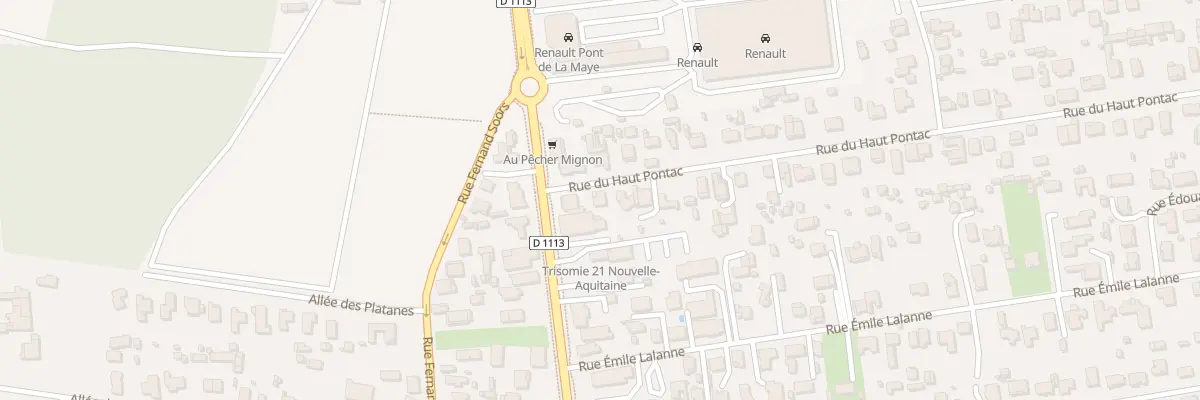 Plan du 1A Rue du Haut Pontac à Villenave-d’Ornon