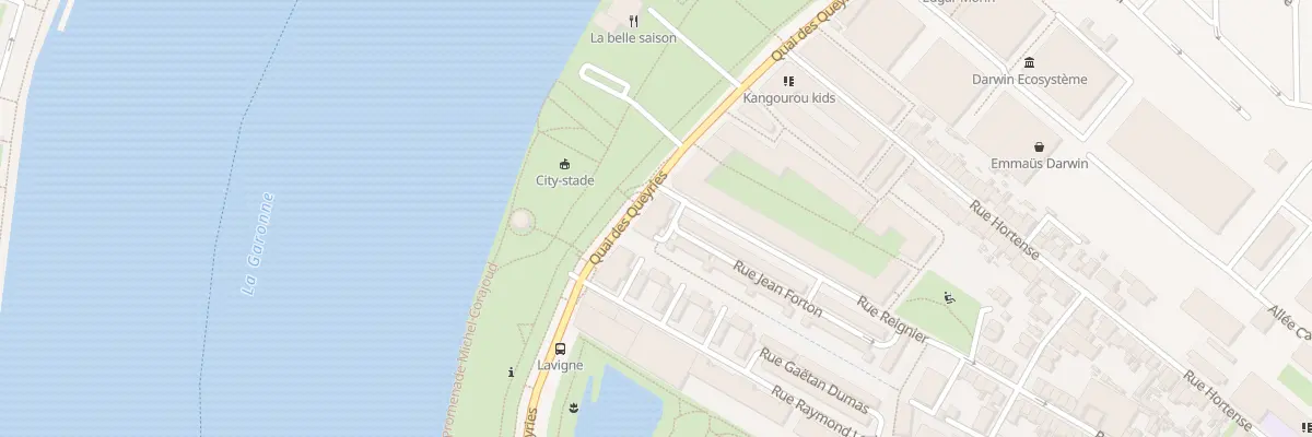 Plan du 1 Rue Reignier à Bordeaux