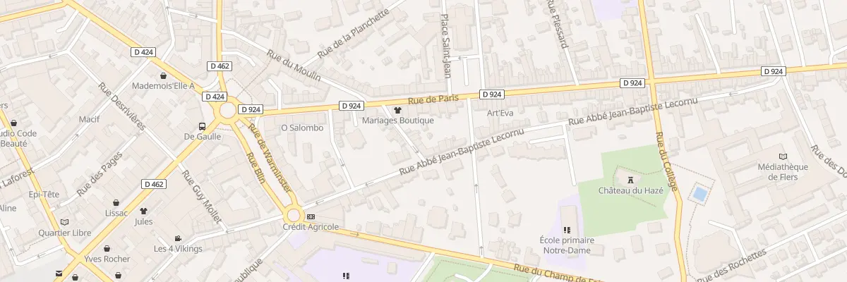 Plan du 51 Rue du Moulin à Flers