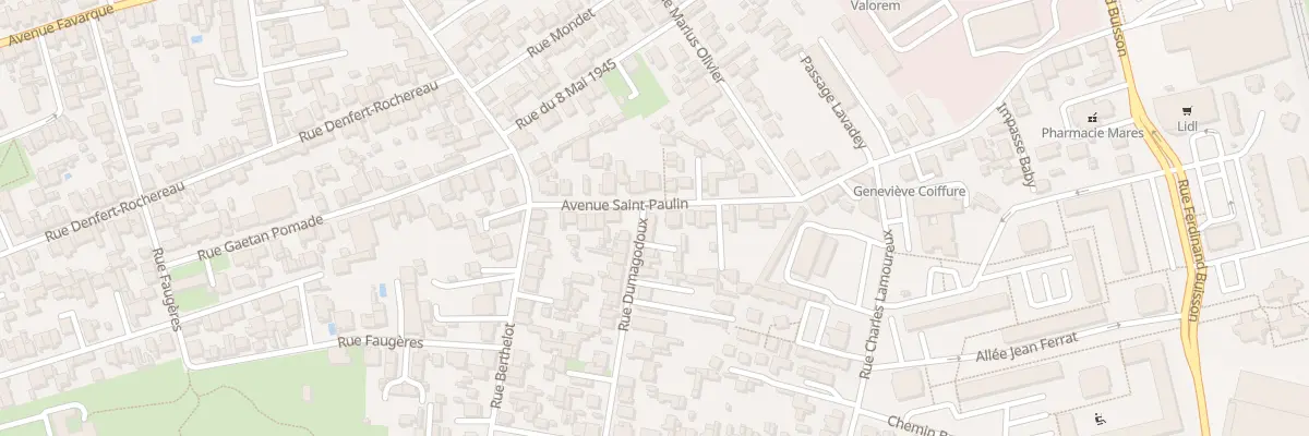 Plan du 2 Rue Dumagodoux à Bègles
