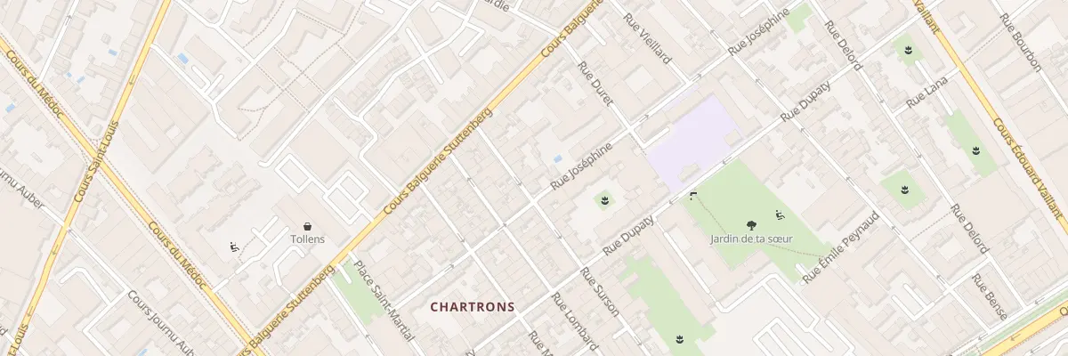 Plan du 77 Rue Surson à Bordeaux
