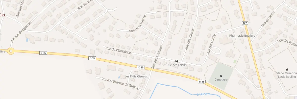 Plan du 4 Rue de L Embuche à Aron