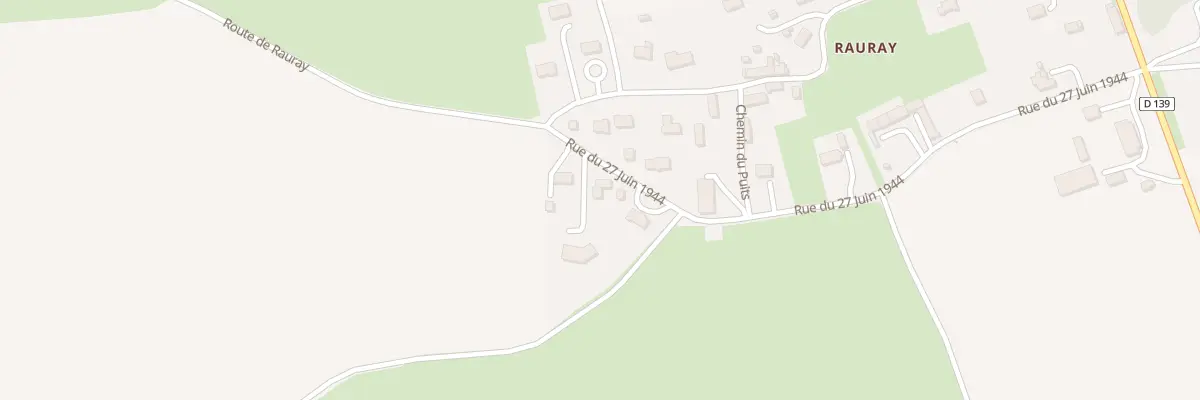 Plan du 5404 Rauray à Tessel