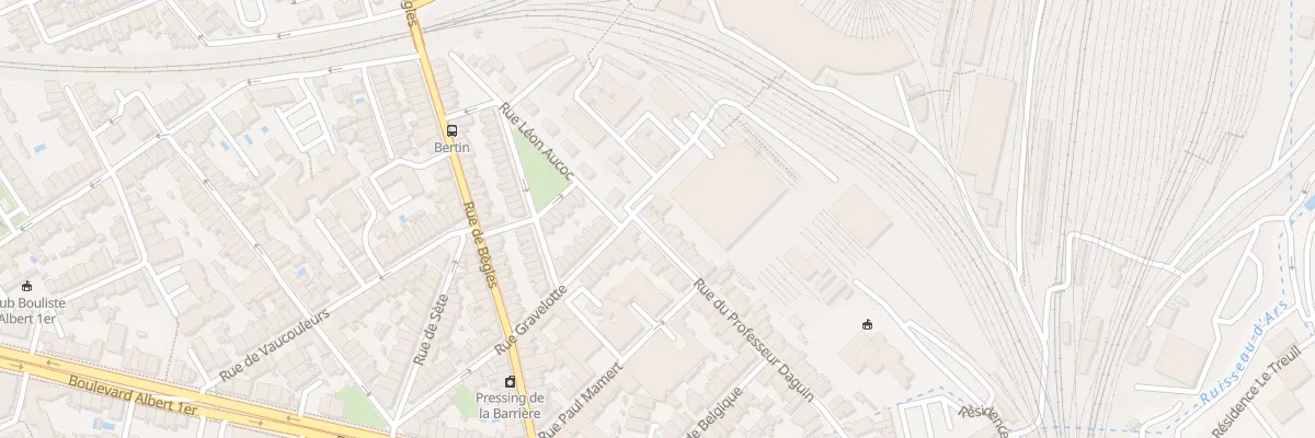 Plan du 4 Rue du Professeur Daguin à Bordeaux