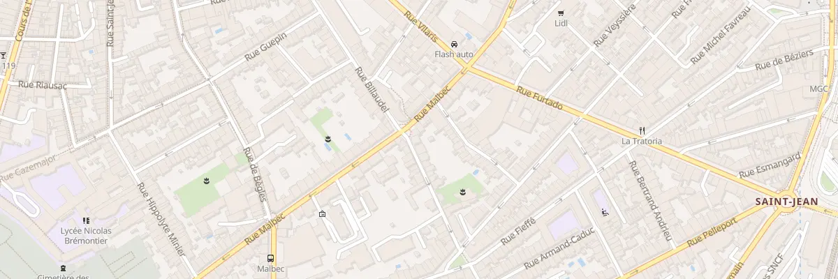 Plan du 66 Rue Billaudel à Bordeaux