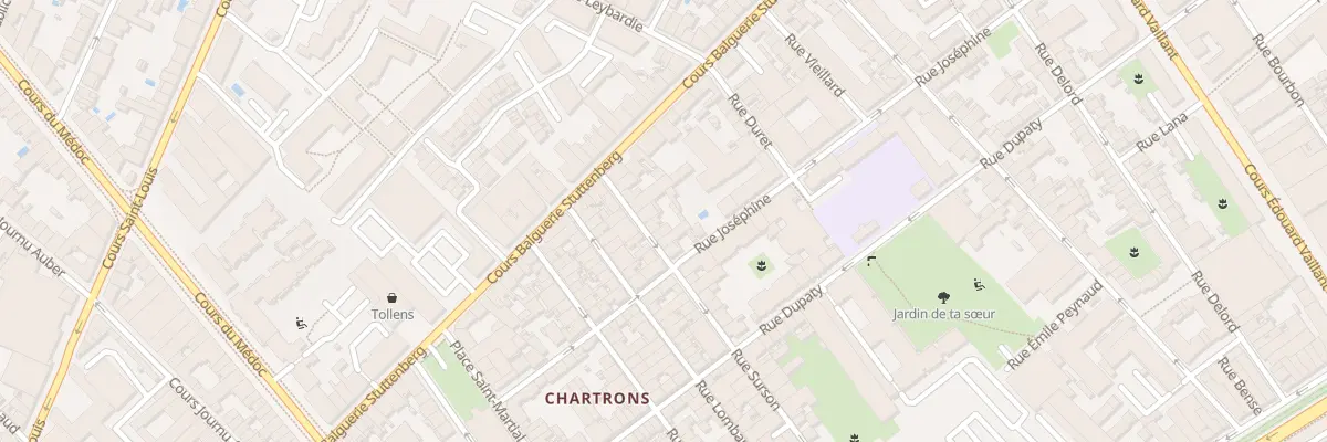 Plan du 81 Rue Surson à Bordeaux