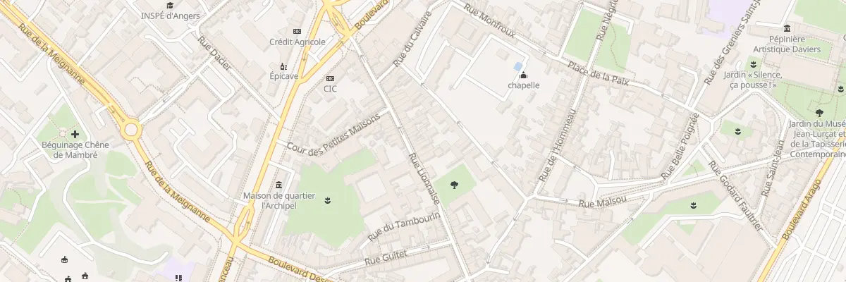 Plan du 62 Rue Lionnaise à Angers