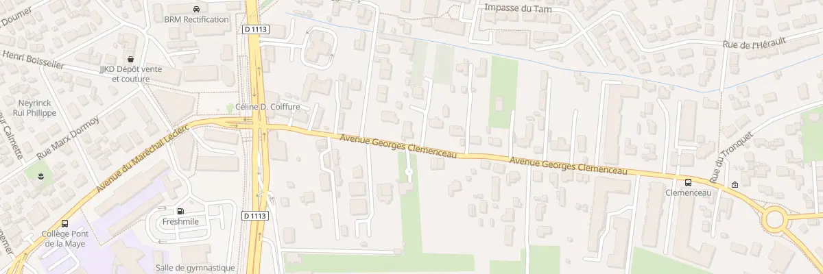 Plan du 18 Av Georges Clémenceau à Villenave-d’Ornon
