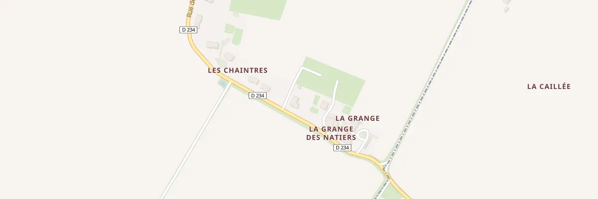 Plan du 33 Rue de Colombiers à La Jard