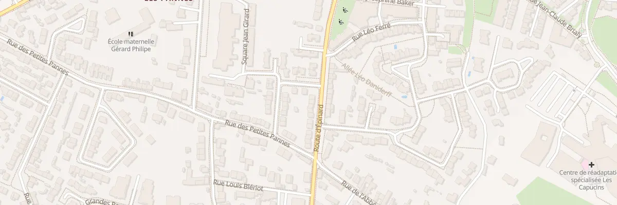 Plan du 19 Rte d’Épinard à Angers