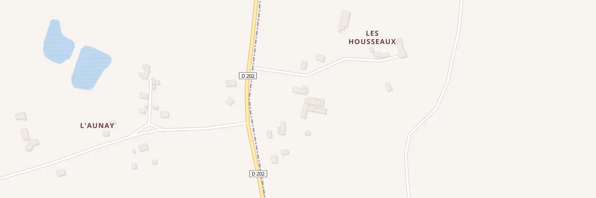 Plan du 5121 Les Housseaux à Montreuil-Poulay