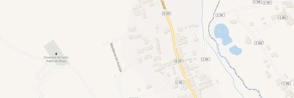 Plan du 221 Res les Acacias à Saint-Aubin-de-Blaye