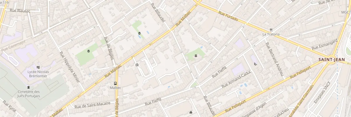 Plan du 85 Rue Billaudel à Bordeaux