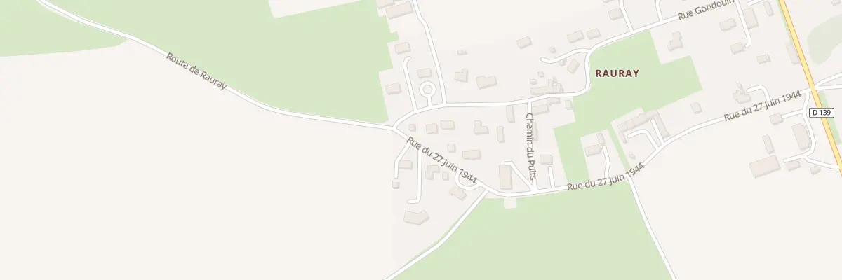 Plan du 57 Rue du 27 juin 1944 à Tessel