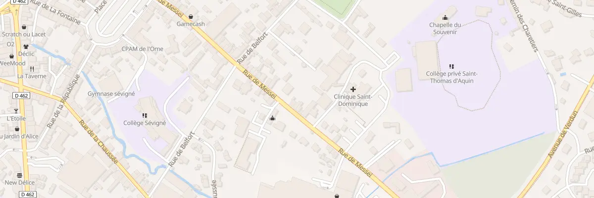 Plan du 91 Rue de Messei à Flers