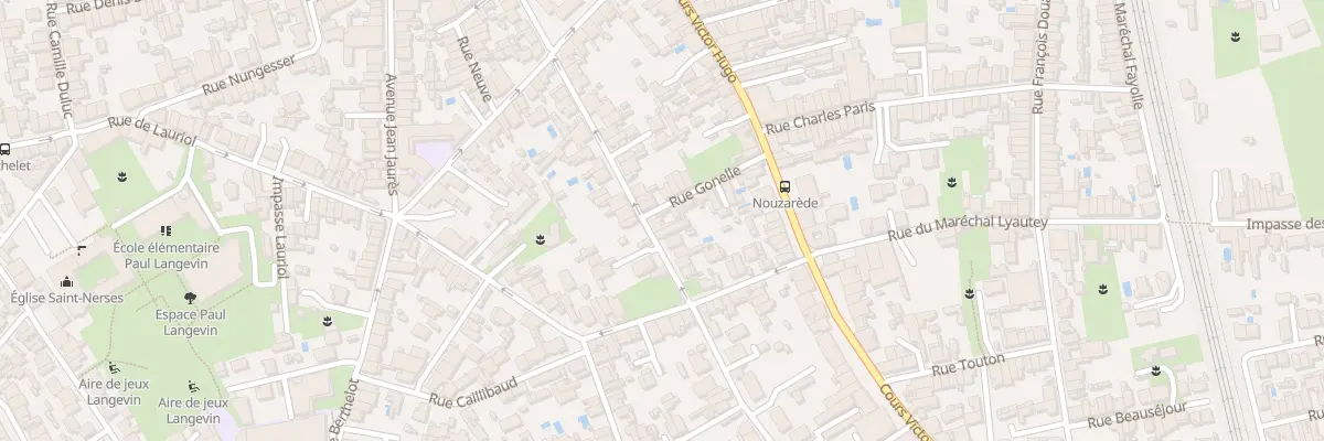 Plan du 17 Rue du Général Cremer à Bègles