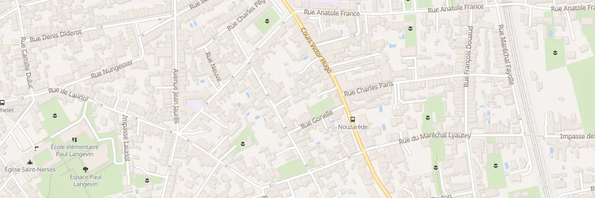 Plan du 33B Rue du Général Cremer à Bègles