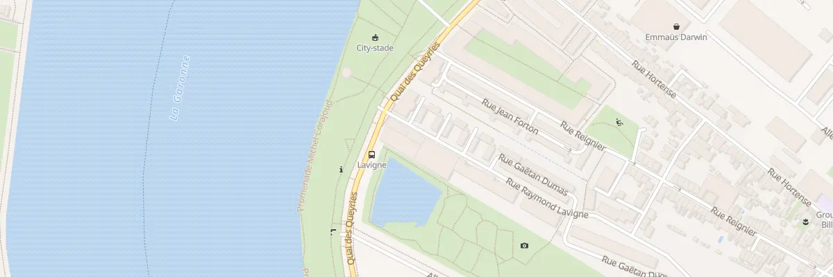 Plan du 5 Rue Raymond Lavigne à Bordeaux