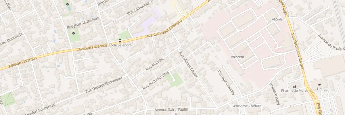 Plan du 27 Rue Mondet à Lamarque