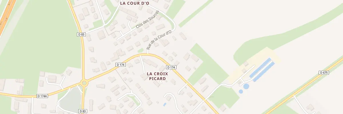 Plan du 17 Rue de la Croix Picard Noyers à Val d’Arry