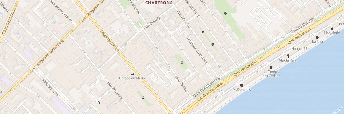 Plan du 27 Rue Denise à Bordeaux
