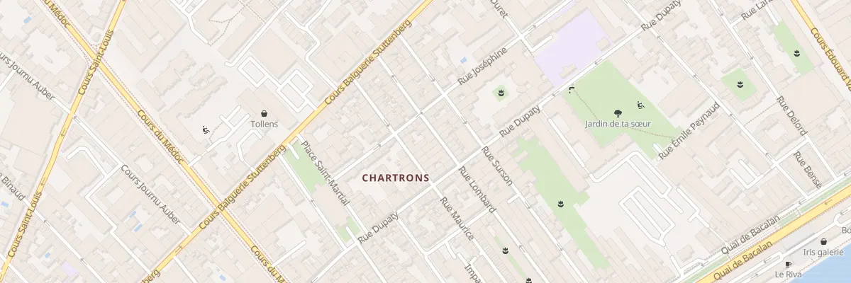 Plan du 56 Rue Lombard à Bordeaux