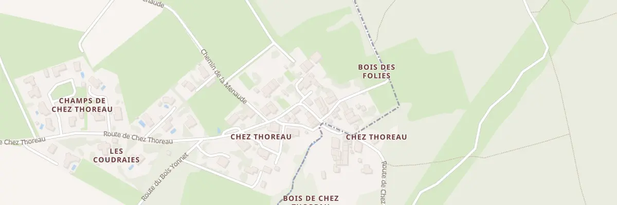 Plan du 20 Rte de Chez Thoreau à La Chapelle-des-Pots