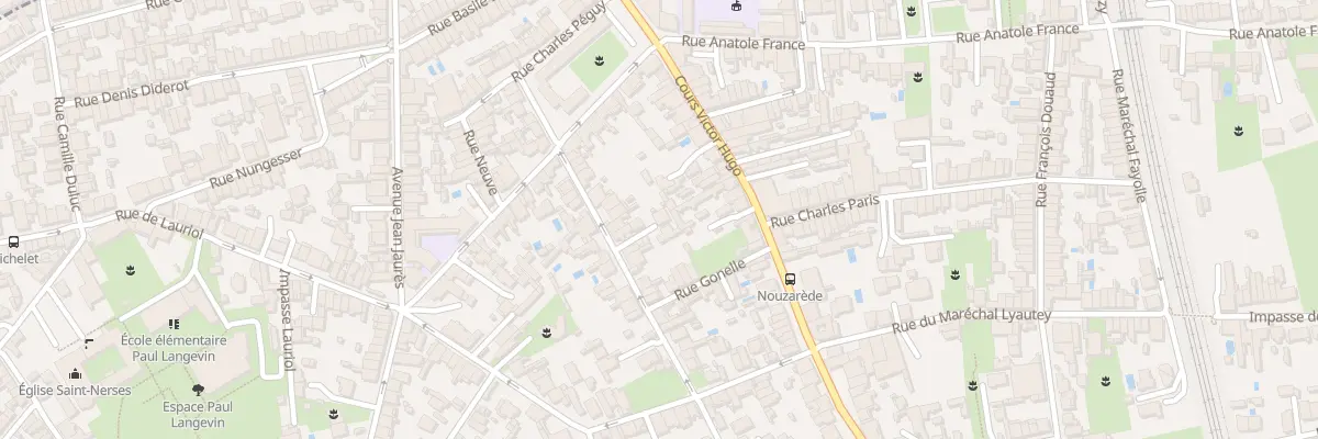 Plan du 33 Rue du Général Cremer à Bègles