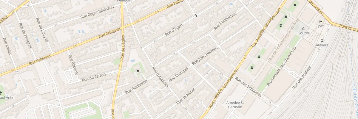 Plan du 5 Rue la Mothe à Bordeaux
