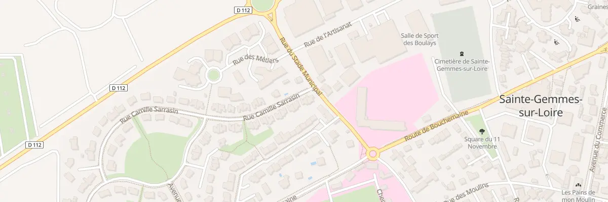 Plan du 42 Rue Camille Sarrasin à Sainte-Gemmes-sur-Loire