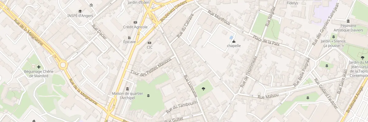 Plan du 72 Rue Lionnaise à Angers