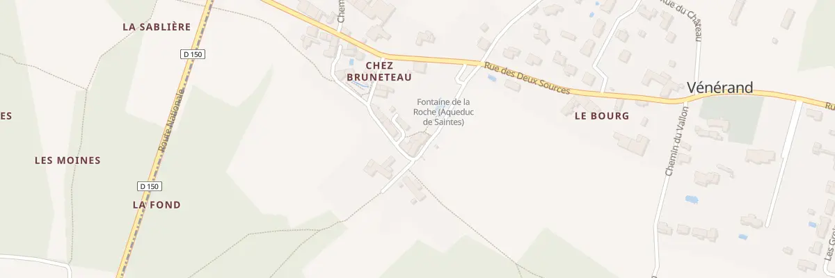 Plan du 9 Rue des Fontaines à Vénérand