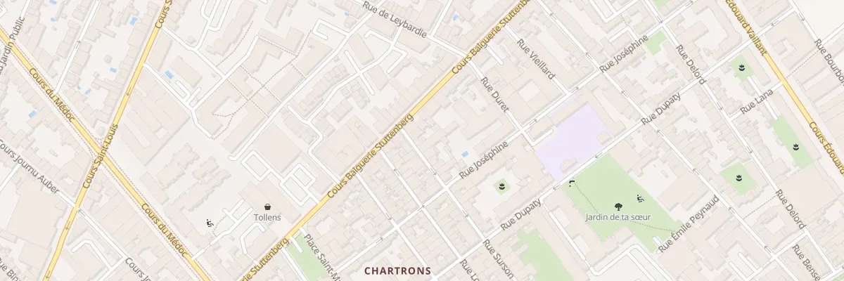 Plan du 87 Rue Surson à Bordeaux