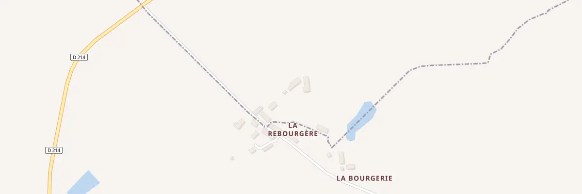 Plan du 1 La Rebourgere Bretignolles au Housseau-Brétignolles