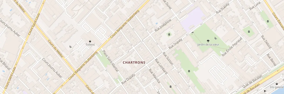 Plan du 58 Rue Lombard à Bordeaux