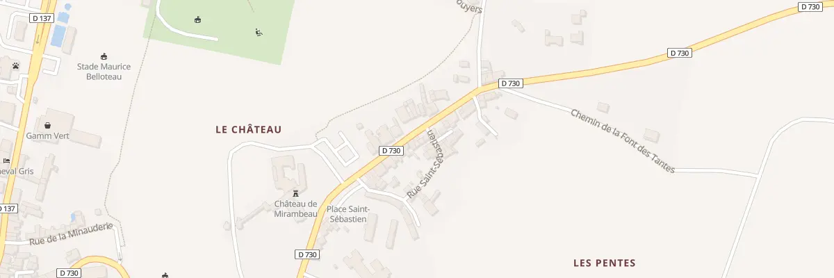Plan du 28 Av des Comtes Duchatel à Mirambeau