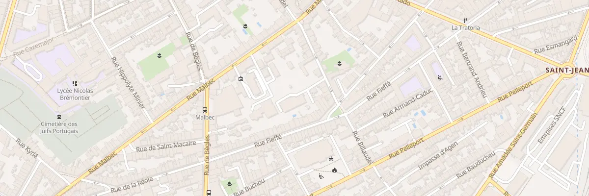 Plan du 95 Rue Billaudel à Bordeaux