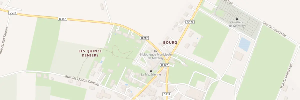 Plan du 11 Rte de Bignay à Mazeray
