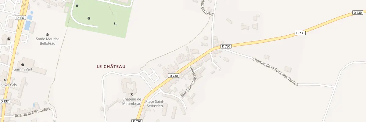 Plan du 17 Av des Comtes Duchatel à Mirambeau